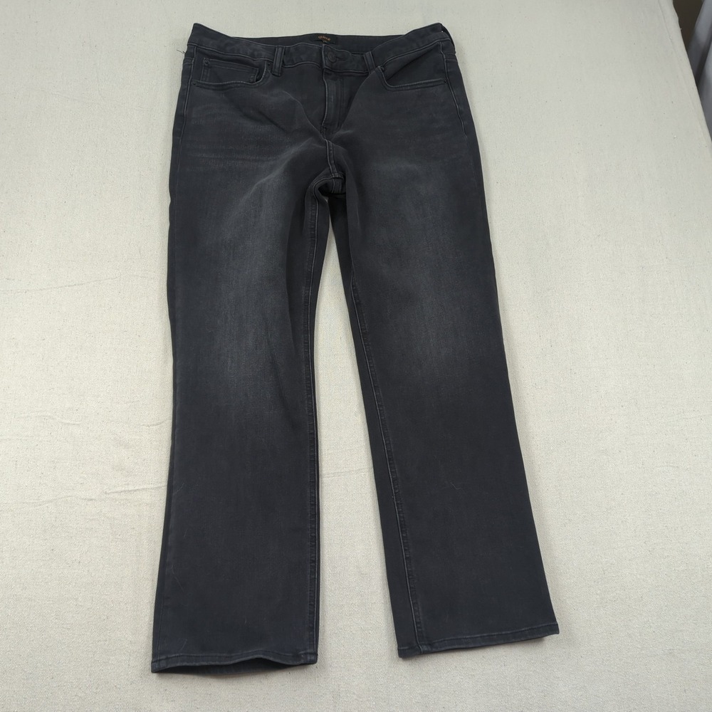Quince Jeans Womens 32 Black Luna Stretch Slim Straight Casual